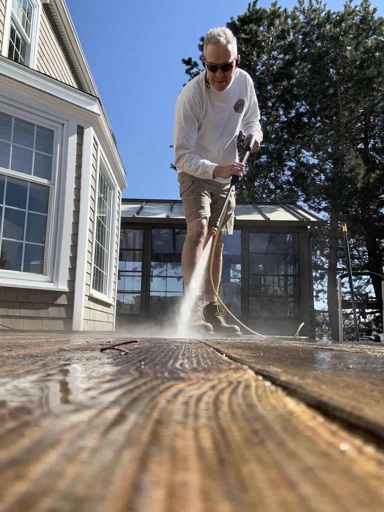 pressure-washing